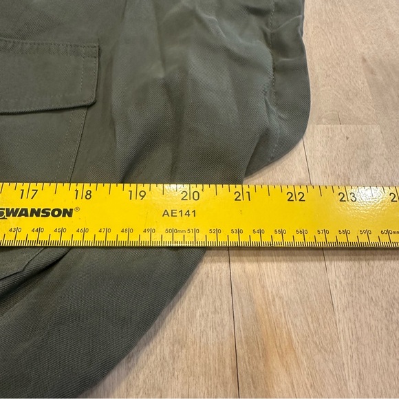 Nine West Olive Green Short Sleeve Jumper Tie Waist Size XL - Picture 12 of 14